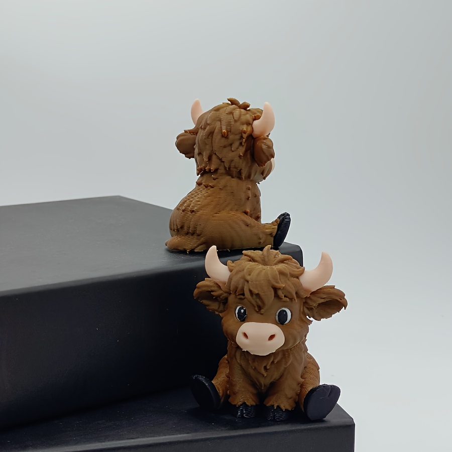 Scottish Highland Cow statue o - 3D Printing Mockup avis et prix