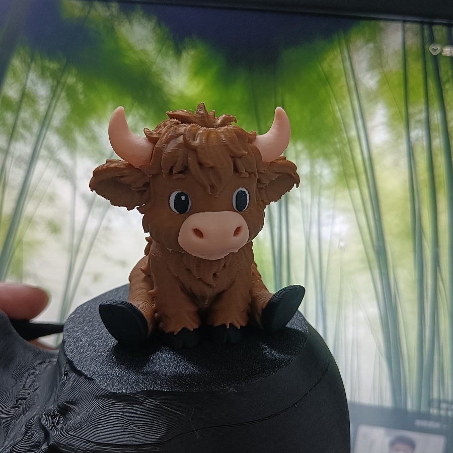 Scottish Highland Cow statue o - 3D Printing Mockup avis et prix
