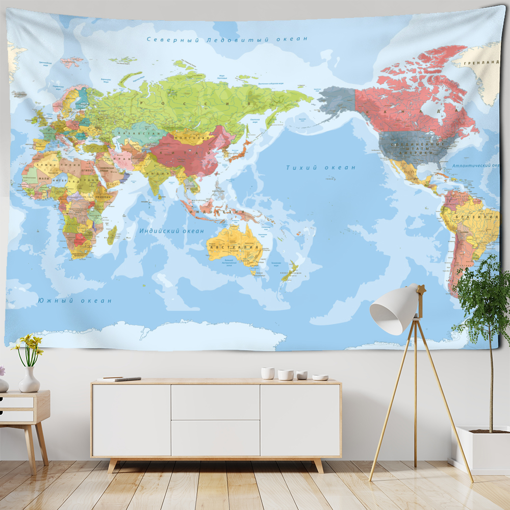 Russian Map Tapestry Wall Hang - 3D Printing Room avis et prix