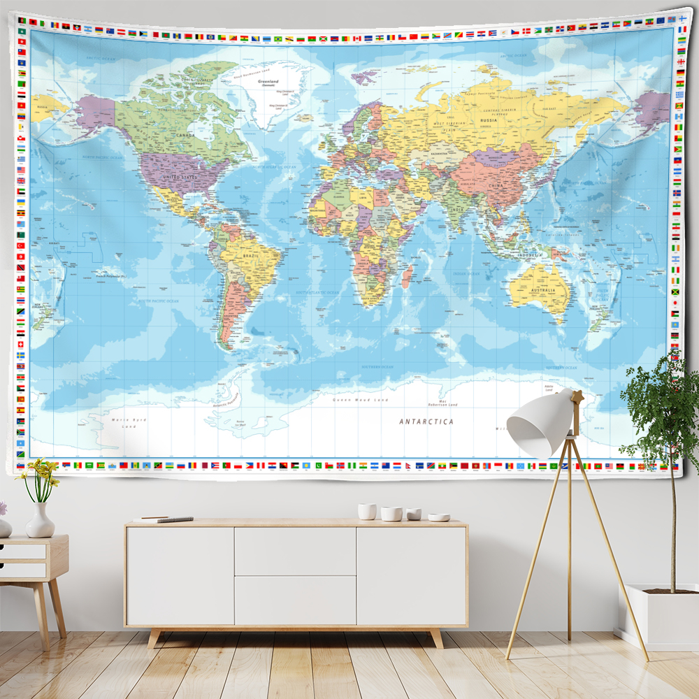 Russian Map Tapestry Wall Hang - 3D Printing Room avis et prix