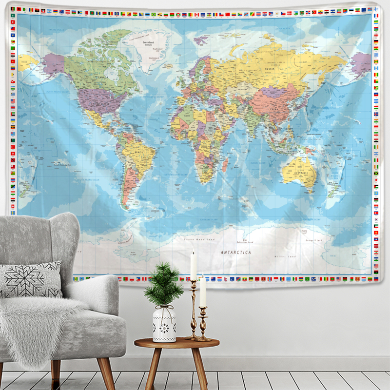 Russian Map Tapestry Wall Hang - 3D Printing Room avis et prix