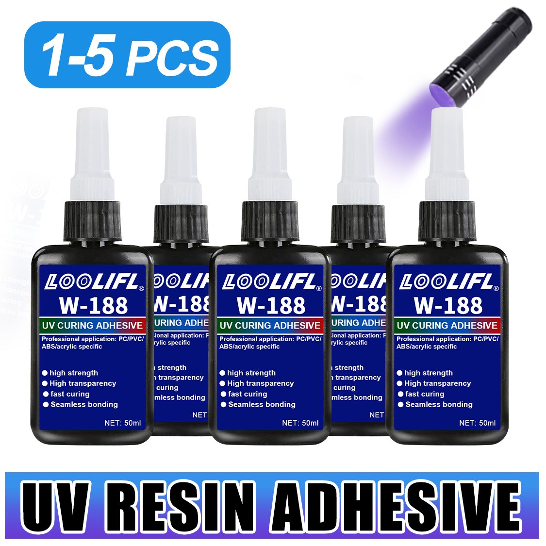LOOLIFL 188 Strong 50ml UV res - Resin Curing Station avis et prix