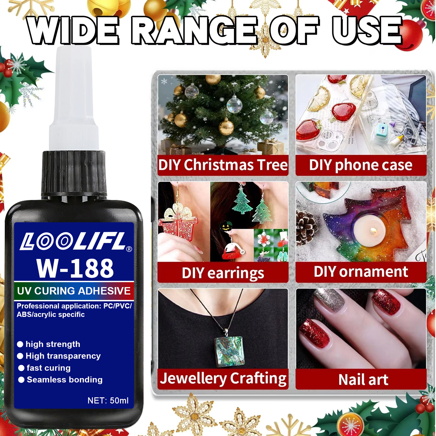 LOOLIFL 188 Strong 50ml UV res - Resin Curing Station avis et prix