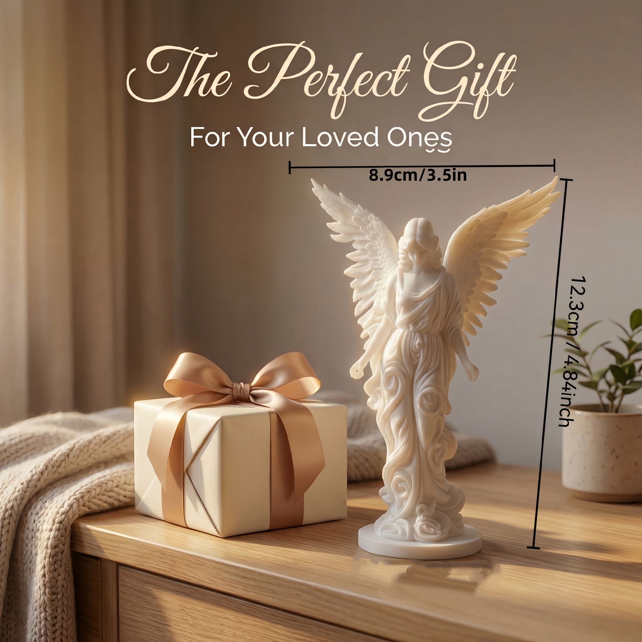2-Piece Set of White Angel Sta - 3D Printing Mockup avis et prix