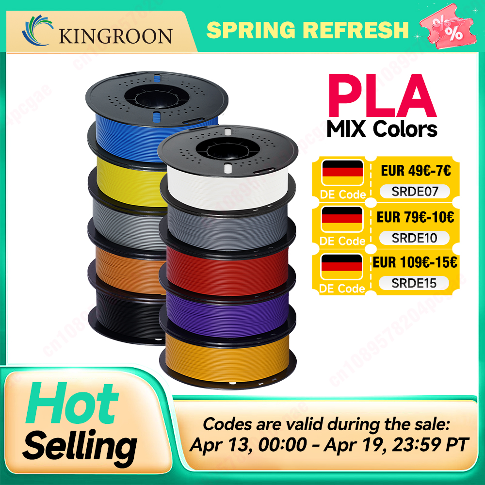 KINGROON 5/10KG PLA Filament 1 - 3D Printing Fdm avis et prix