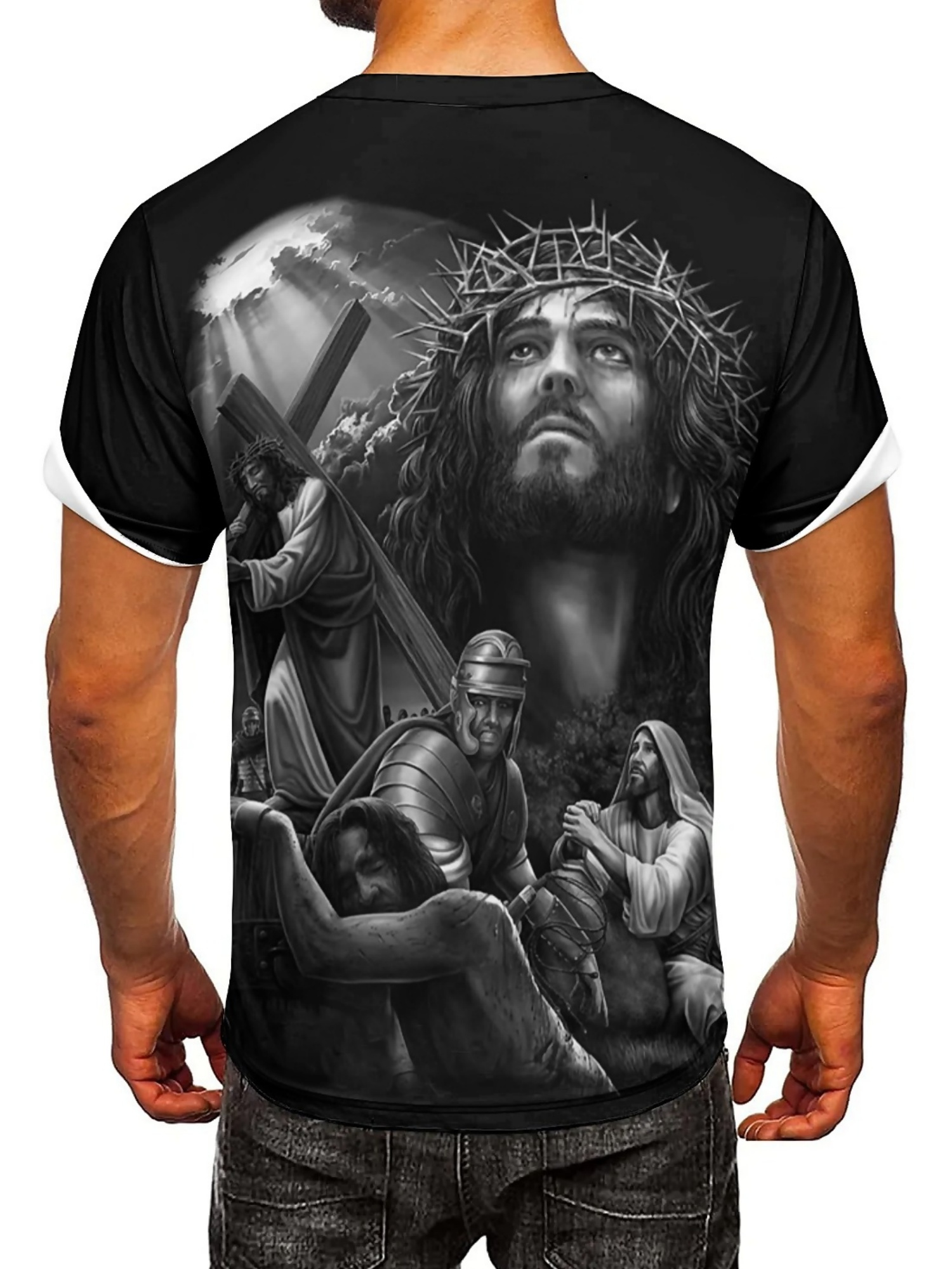 Men'S Plus Size Jesus 3D Print - 3D Printing Design avis et prix