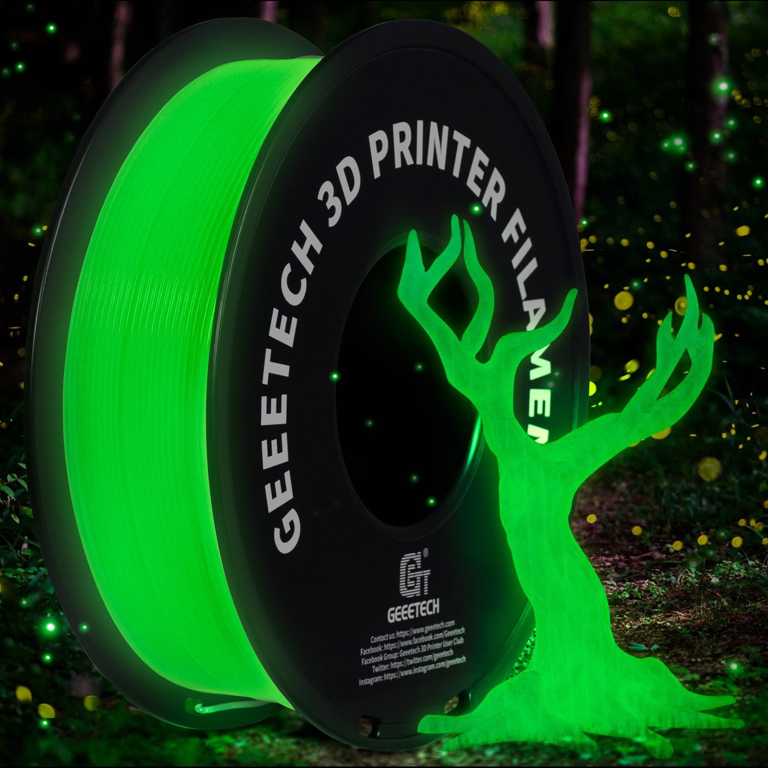 GEEETECH Luminous PLA Filament - 3D Printing Fdm avis et prix