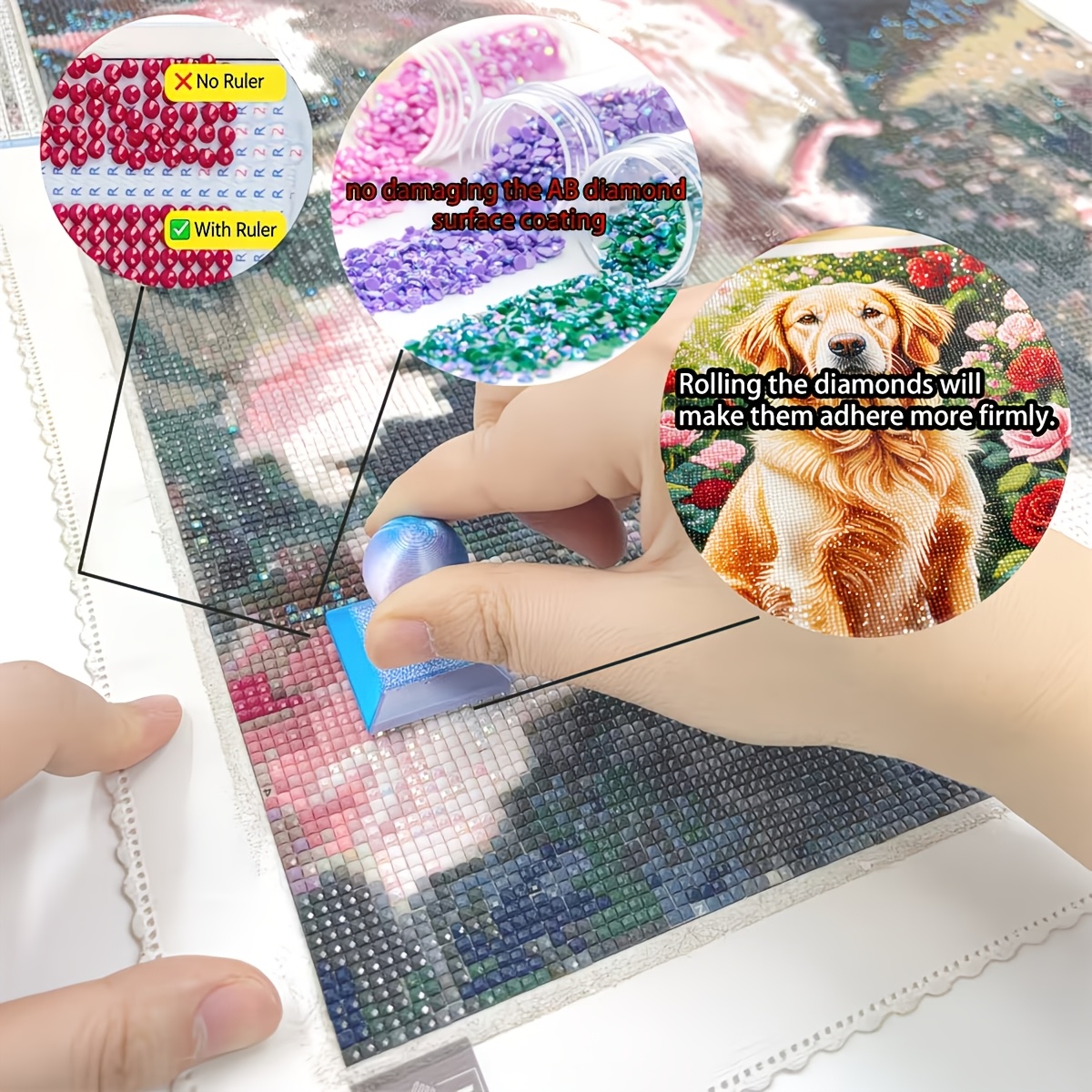 3D Printed Diamond Painting Ro - 3D Printing Plastic avis et prix