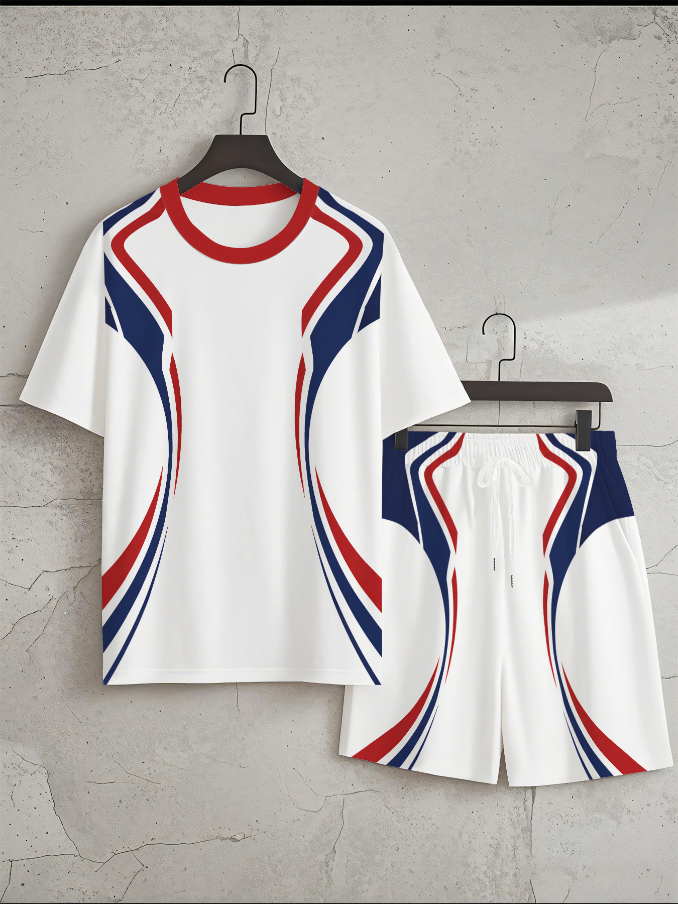 2026 Summer New Men's Short-Sl - 3D Printing Design avis et prix