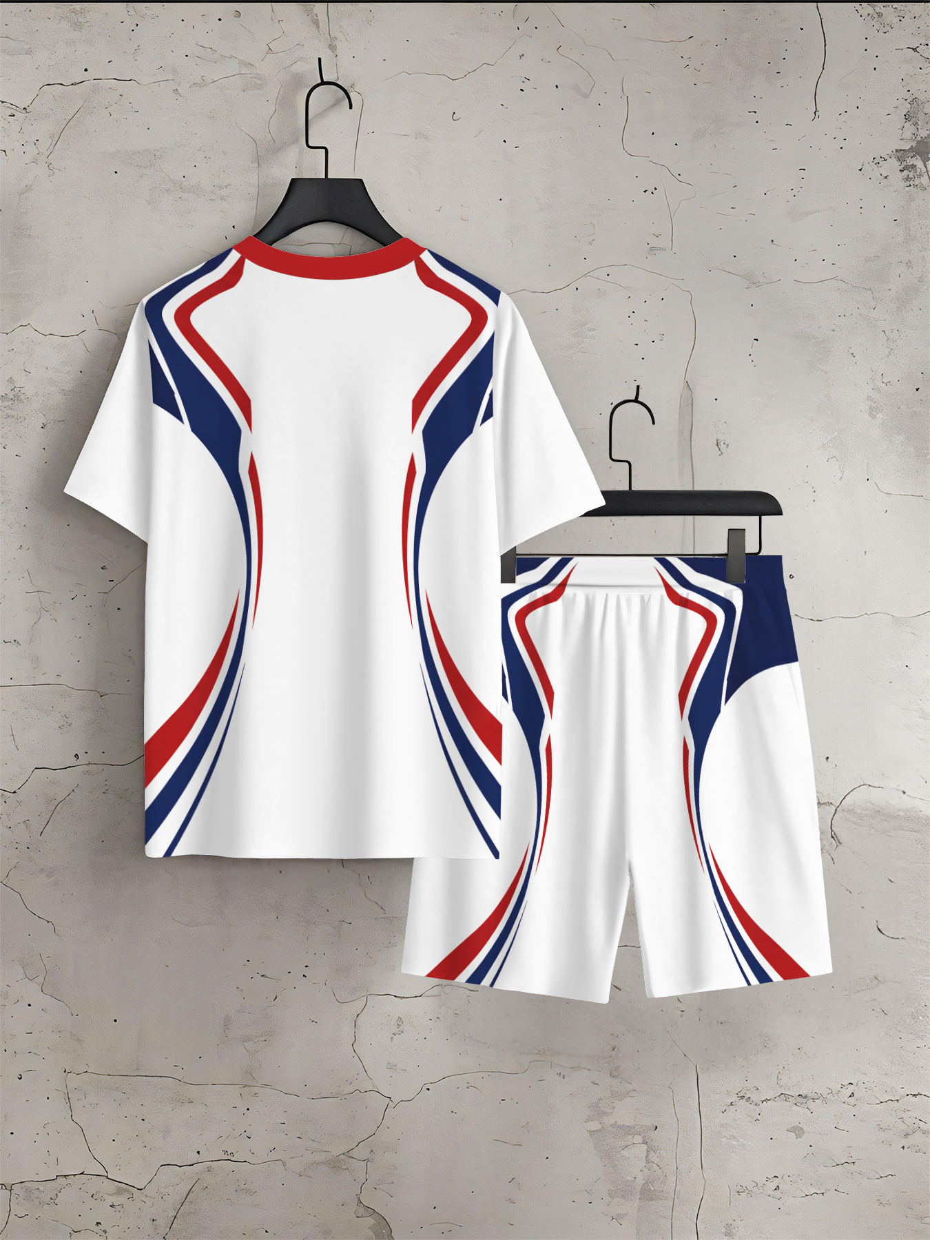 2026 Summer New Men's Short-Sl - 3D Printing Design avis et prix