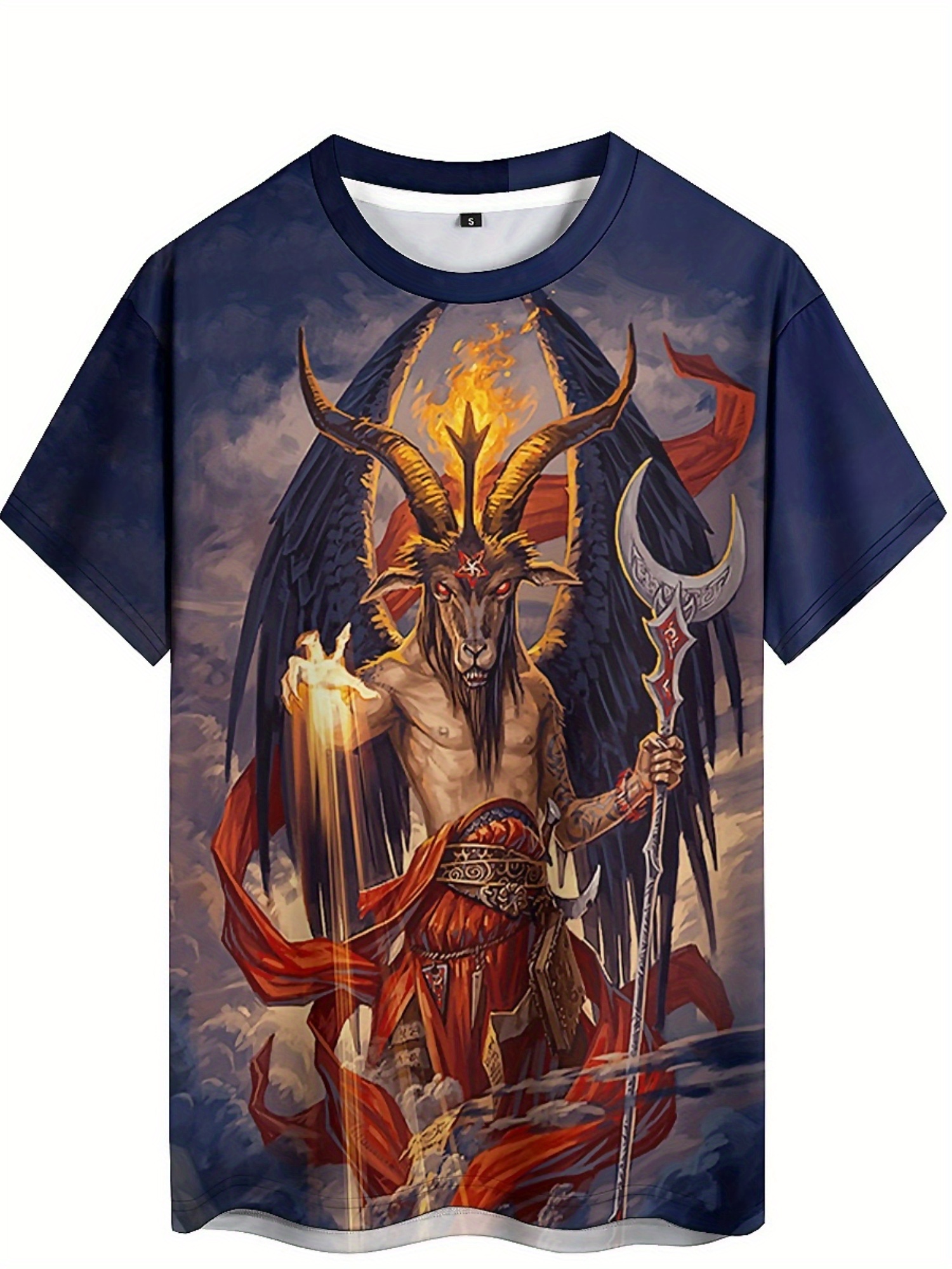 Men's 3D Demon Print T-Shirt | - 3D Printing Design avis et prix
