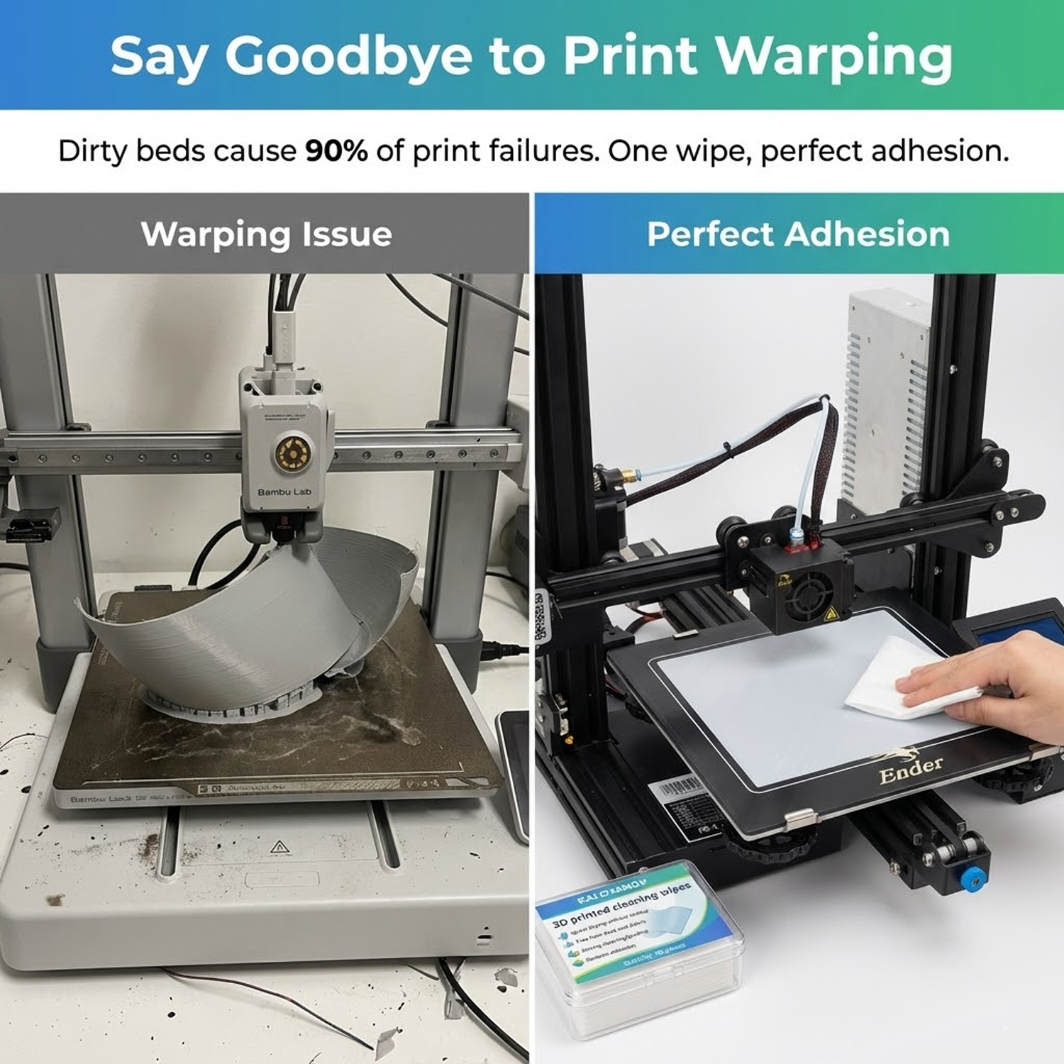 3D Printer Bed Cleaning Wipes  - 3D Printing Fdm avis et prix