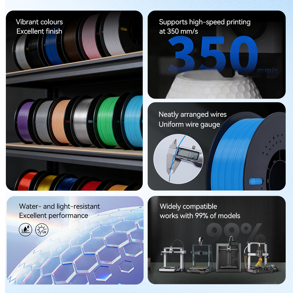 KINGROON 22LBS PETG or PLA fil - 3D Printing Fdm avis et prix