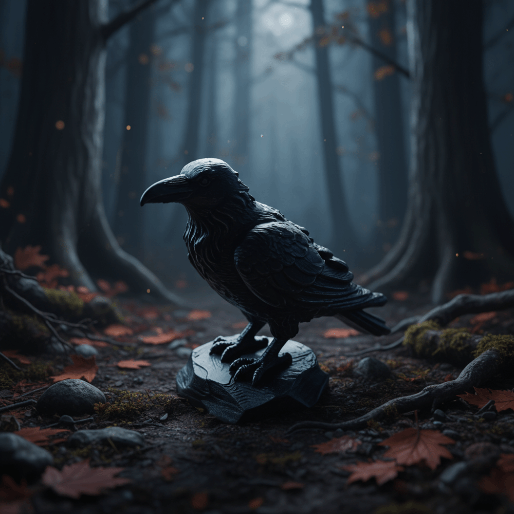 Gifts Gothic Style Crow Statue - 3D Printing Mockup avis et prix