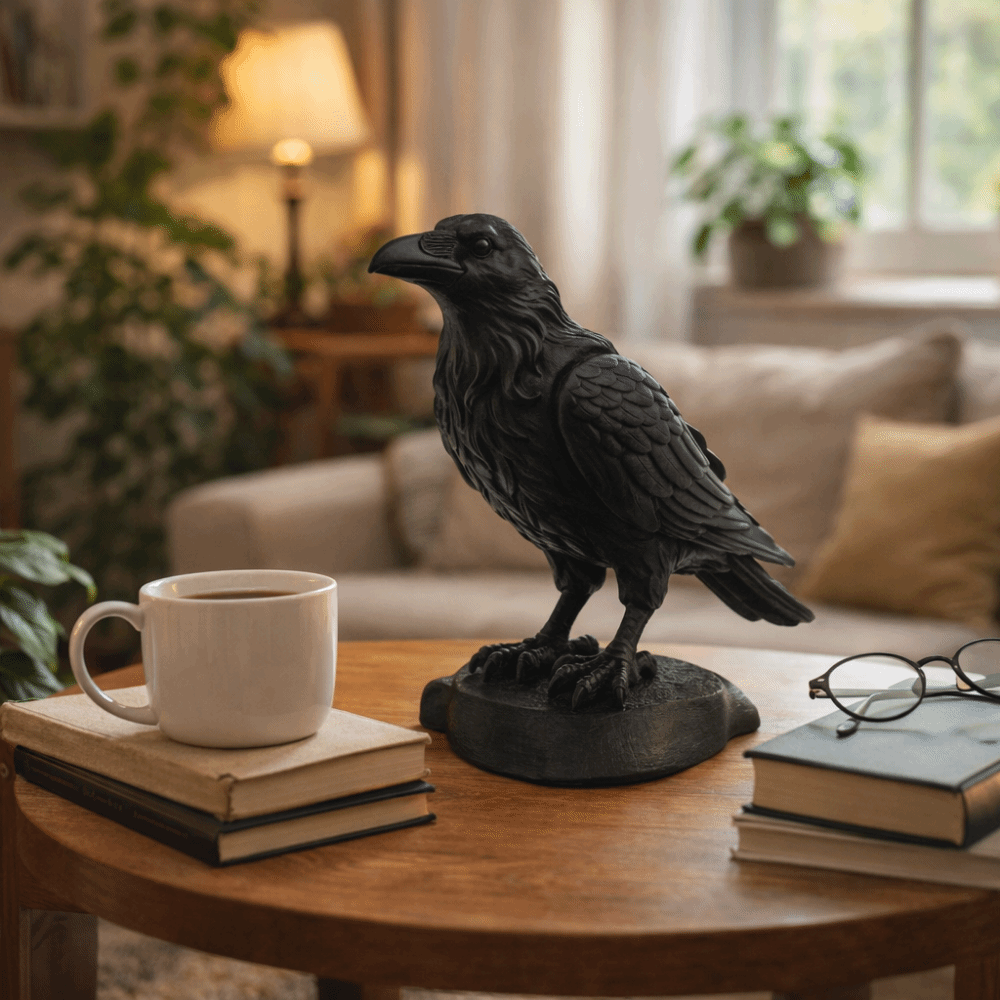 Gifts Gothic Style Crow Statue - 3D Printing Mockup avis et prix