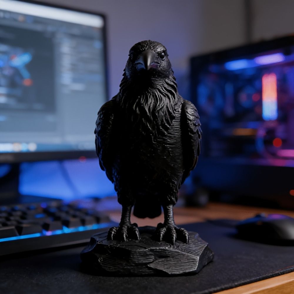 Gifts Gothic Style Crow Statue - 3D Printing Mockup avis et prix
